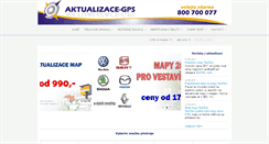Desktop Screenshot of aktualizace-gps.cz
