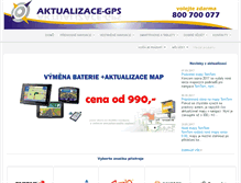 Tablet Screenshot of aktualizace-gps.cz